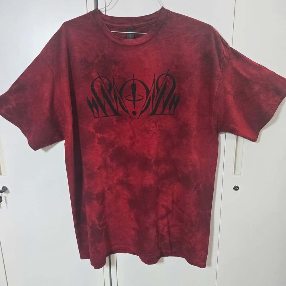 Muse Tie Dye Band T-Shirt Size 2XL Red Cotton